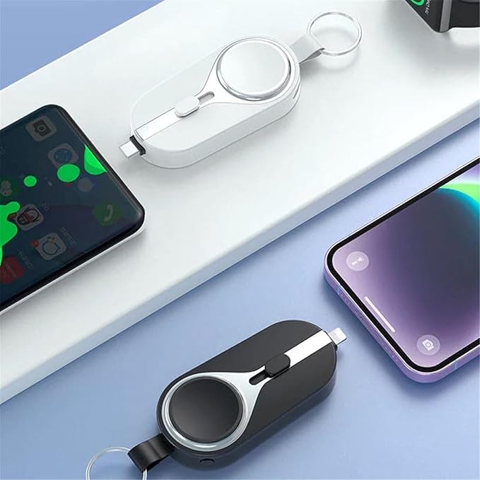 2-in-1 Emergency Keychain Power Bank